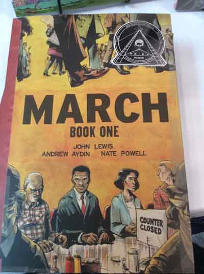 March (Book Two) by  John Lewis, Andrew Aydin, and Nate Powell, Top Shelf